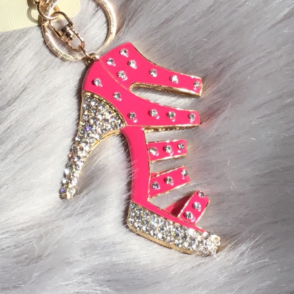 Sophia & Kate Pink Key Chain/Bag Charm